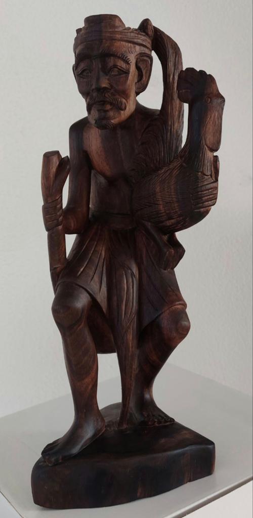 Indonesisch houtsnijwerk voor €45, Ophalen of Verzenden, Hout, Houtsnijwerk