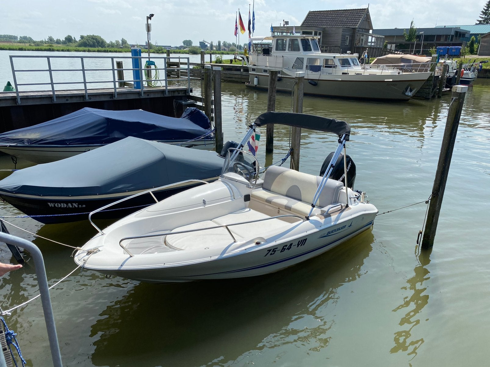 Quicksilver 425 incl. Trailer, Ophalen, Gebruikt, Viertaktmotor, Minder dan 70 pk