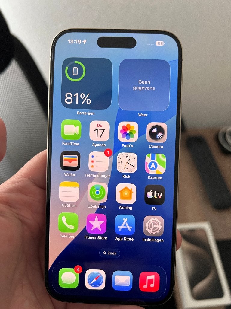 iPhone 15 Pro 512GB Naturel Titanium – 100% batterij, Ophalen, 512 GB, Zo goed als nieuw, Zonder simlock