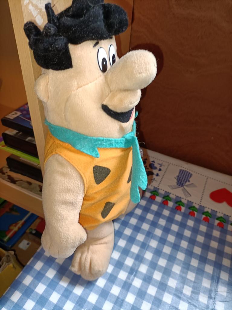 Fred Flintstones knuffel vintage 33 cm groot, Ophalen of Verzenden, Zo goed als nieuw, Overige typen