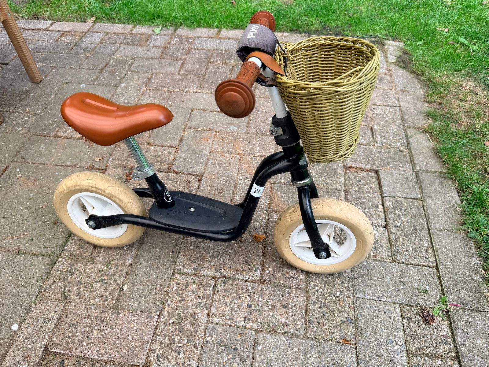 Puky retro loopfiets met mandje - nog in prima staat, Ophalen, Gebruikt, Loopfiets