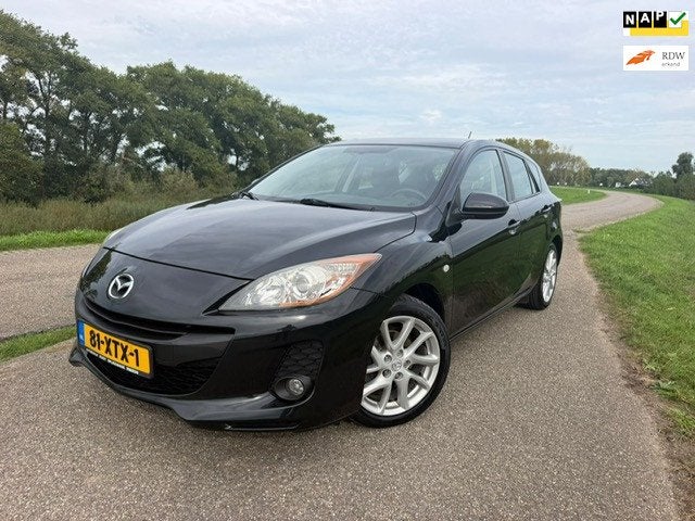 Mazda 3 1.6 Navigator Airco 193628 km nap bj 2012 zeer mooi, Voorwielaandrijving, Euro 5, Gebruikt, 4 cilinders
