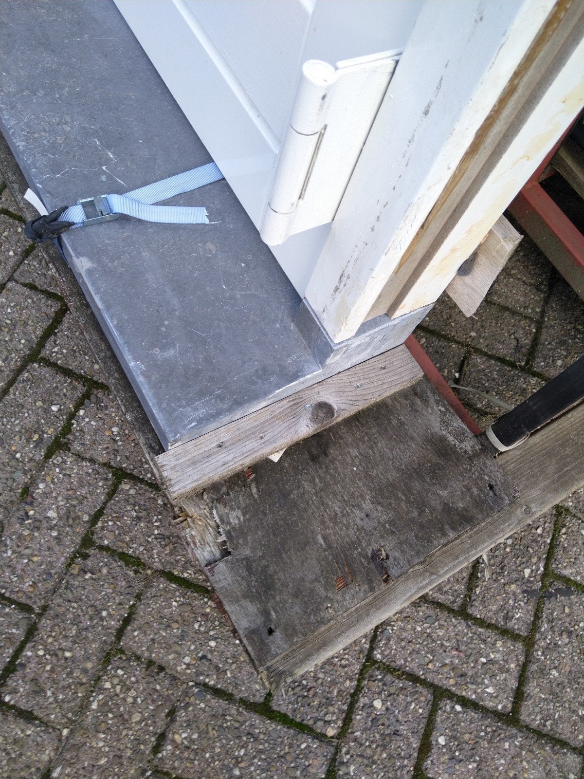 getoogde pui met dubbele tuindeuren, Nieuw, Ophalen of Verzenden, Buitendeur, Glas