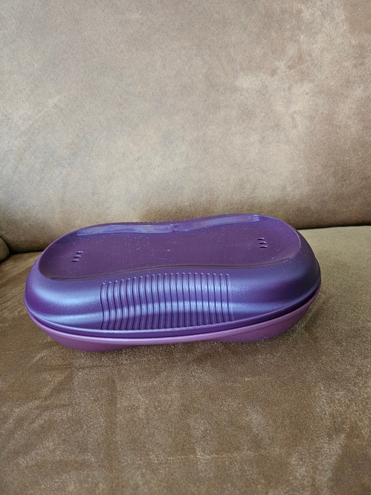 Tupperware Omeletmaker - Perfect voor snelle omeletten, Gebruikt, Magnetronbestendig, Paars, Overige typen