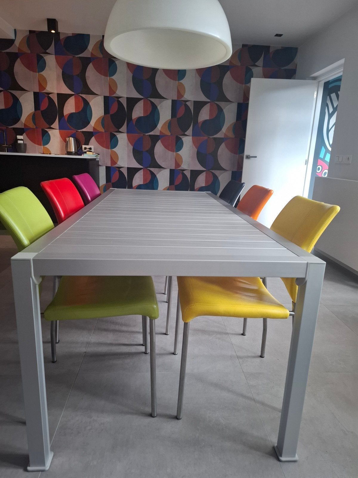 Driade Thali eettafel 210x90x72, Ophalen, Gebruikt, 200 cm of meer, 50 tot 100 cm