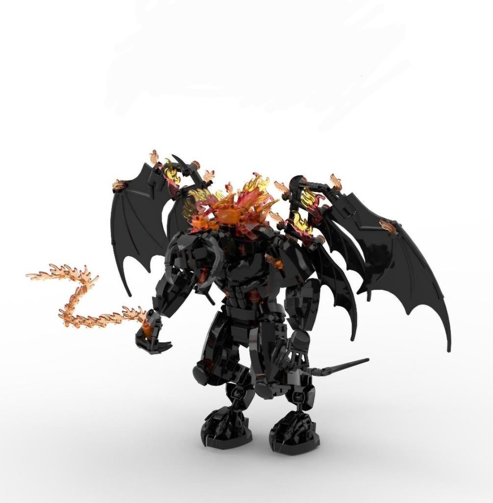 Lego Balrog LOTR ***ECHT LEGO***, MOC (eigen creatie), Overige thema's, Lego, Compleet