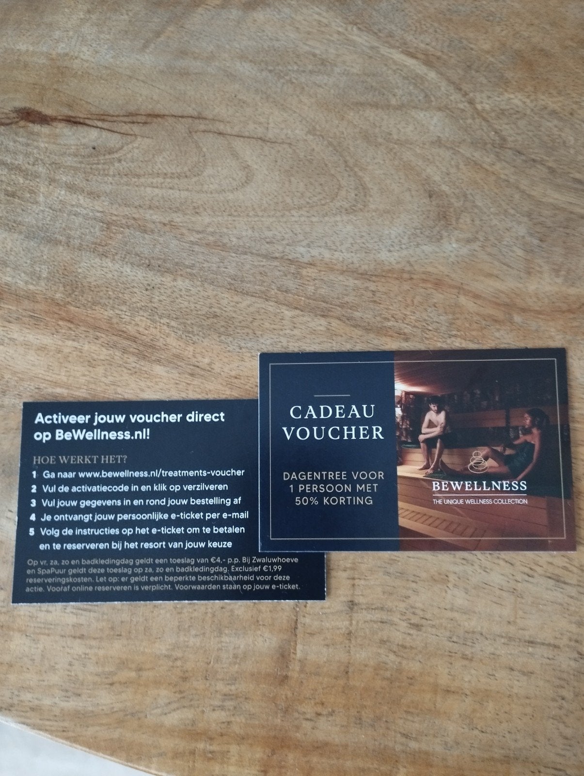 te koop welness voucher, Twee personen, Kortingsbon, Spa of Sauna
