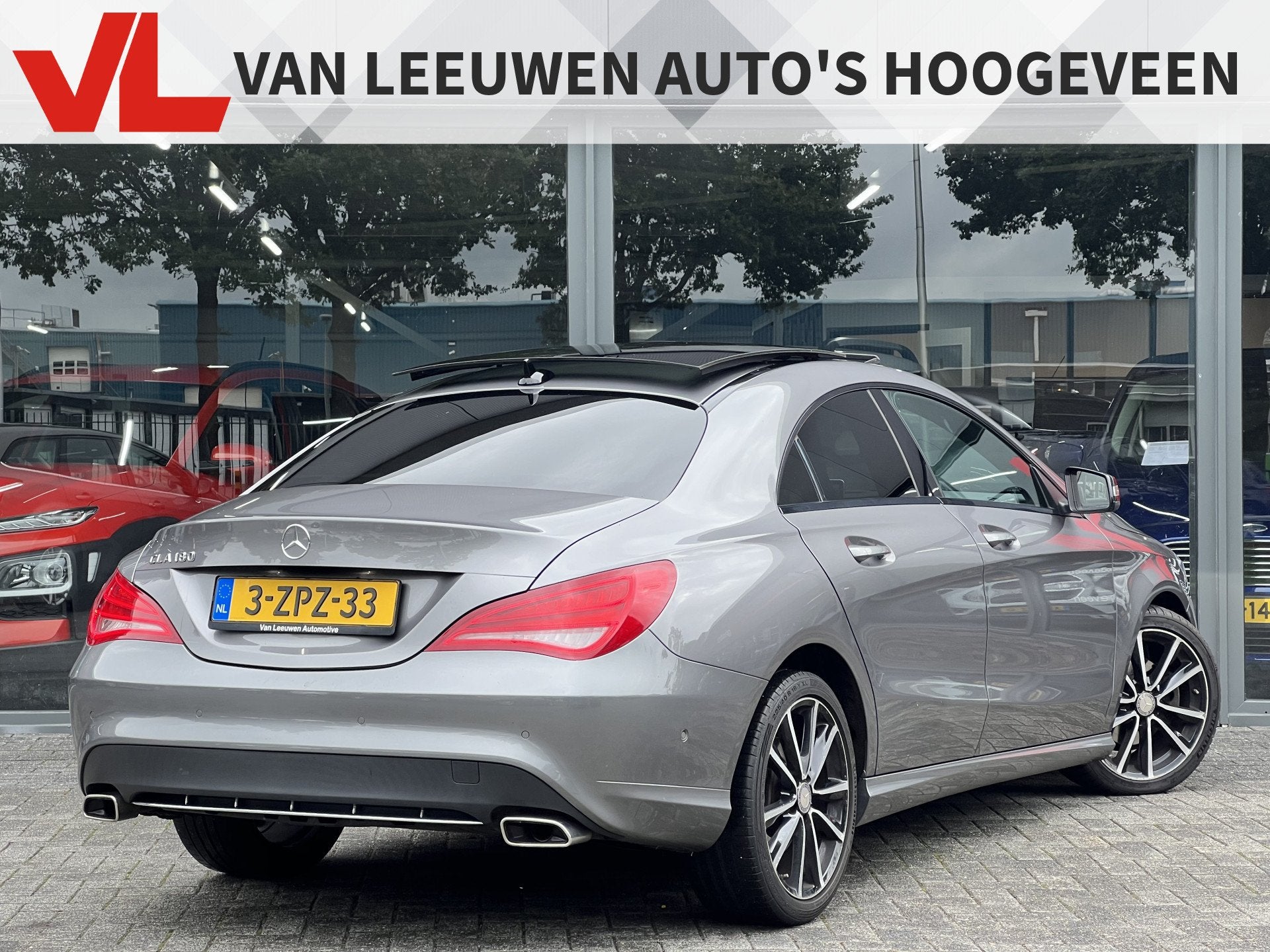 Mercedes-Benz CLA-Klasse 180 Ambition | RIJKLAAR | Pano | Na, Auto's, Gebruikt, 4 cilinders, 715 kg, Leder en Stof