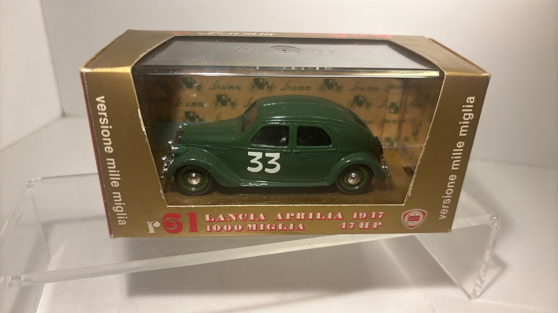 Lancia aprillia 1000 miglia 1947 brumm 1.43, Overige merken, Auto, Ophalen of Verzenden, A