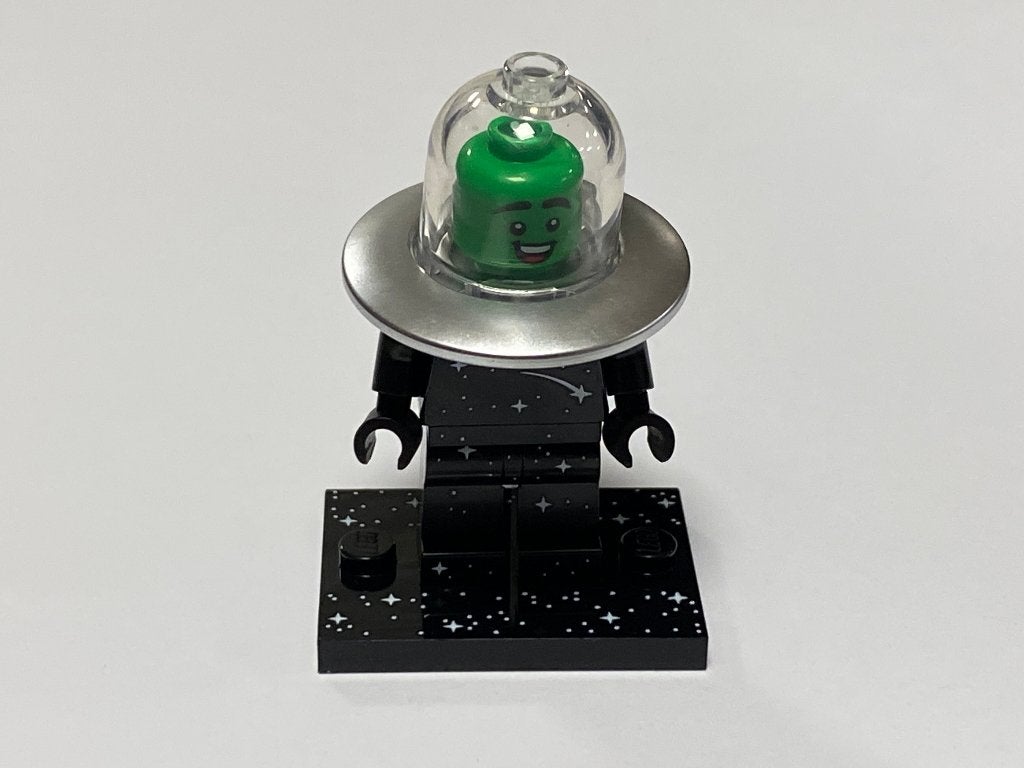 Lego Series 26 Minifiguur col26-7 Flying Saucer Costume Fan, Lego, Nieuw, Ophalen of Verzenden, Minifiguren serie