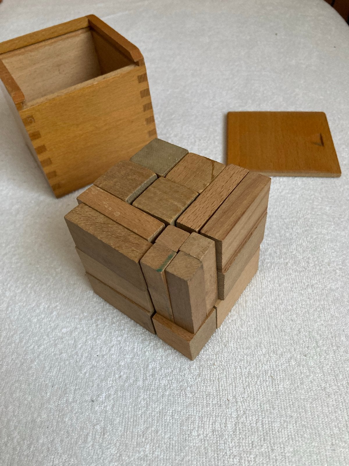 Vintage Trinoom (Montessorimateriaal), Ophalen of Verzenden, Gebruikt, Puzzelen