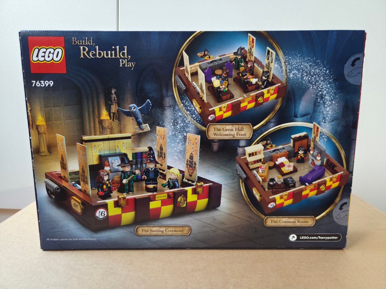 LEGO Harry Potter 76399 Zweinstein Magische Koffer, Lego, Ophalen of Verzenden, Compleet, Complete set