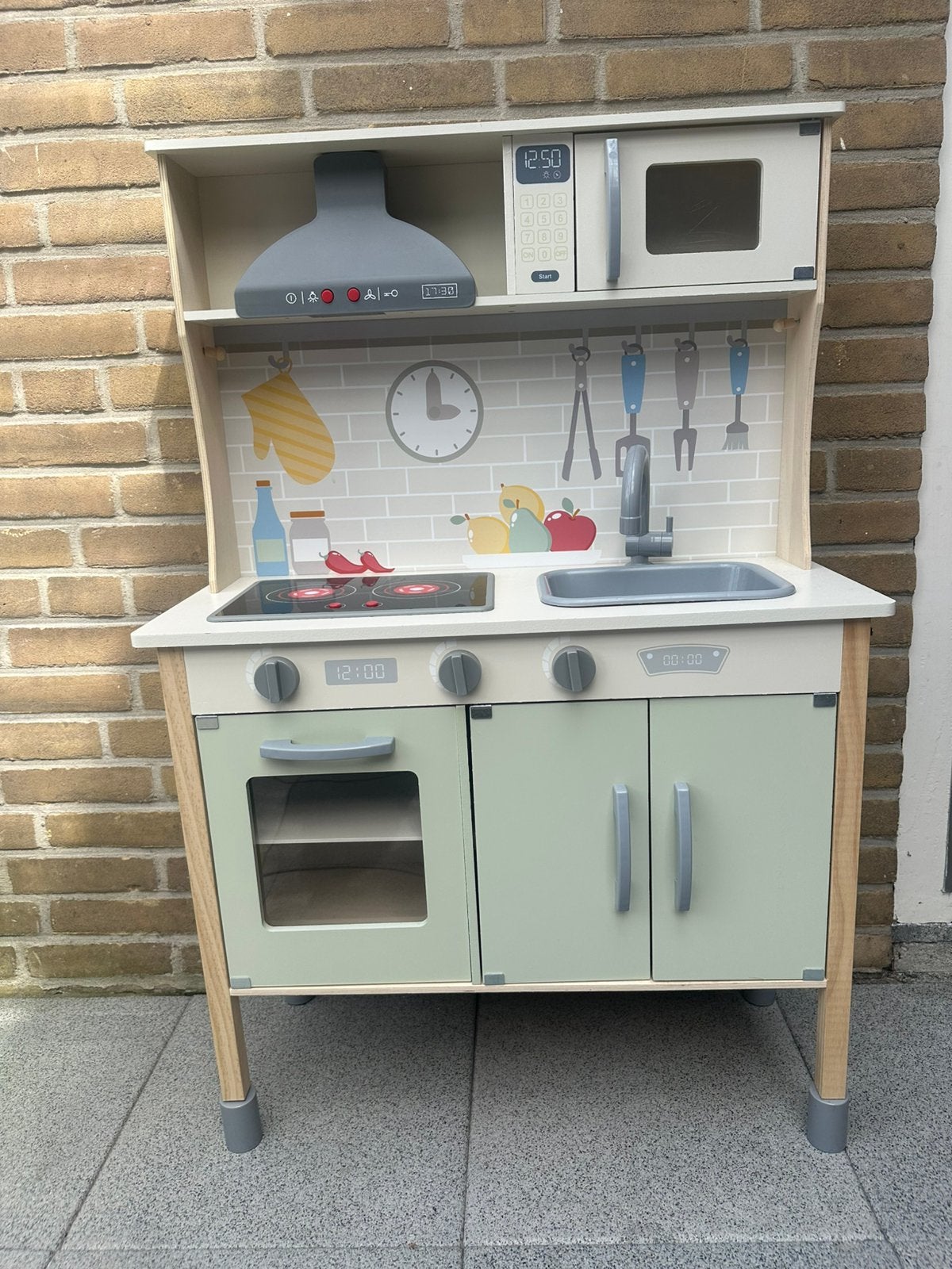 Houten kinder speel keuken, Ophalen, Gebruikt