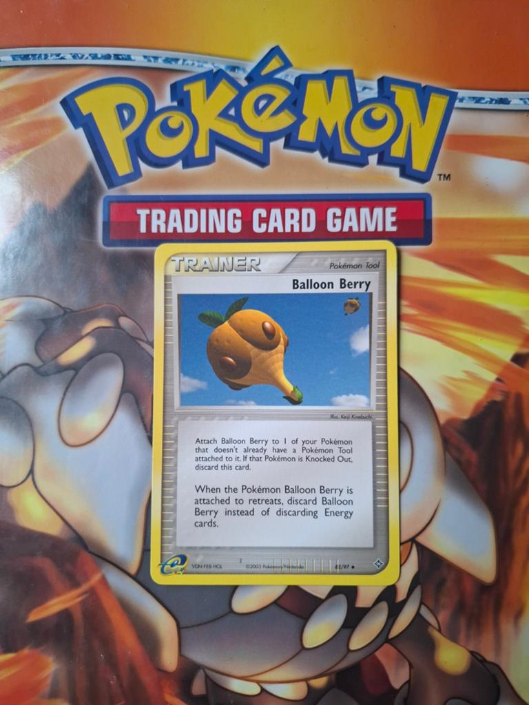 Balloon berry 82/97 Ex Dragon set pokemon kaart, Ophalen of Verzenden, Gebruikt, Losse kaart
