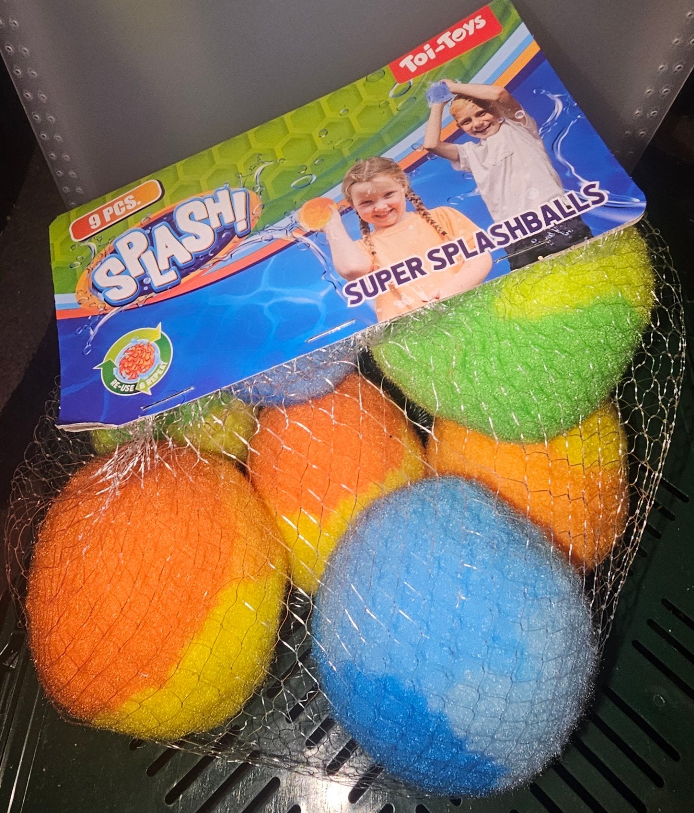 Toi-Toys Splash! Super Splashballs - 9 stuks, Ophalen of Verzenden, Nieuw