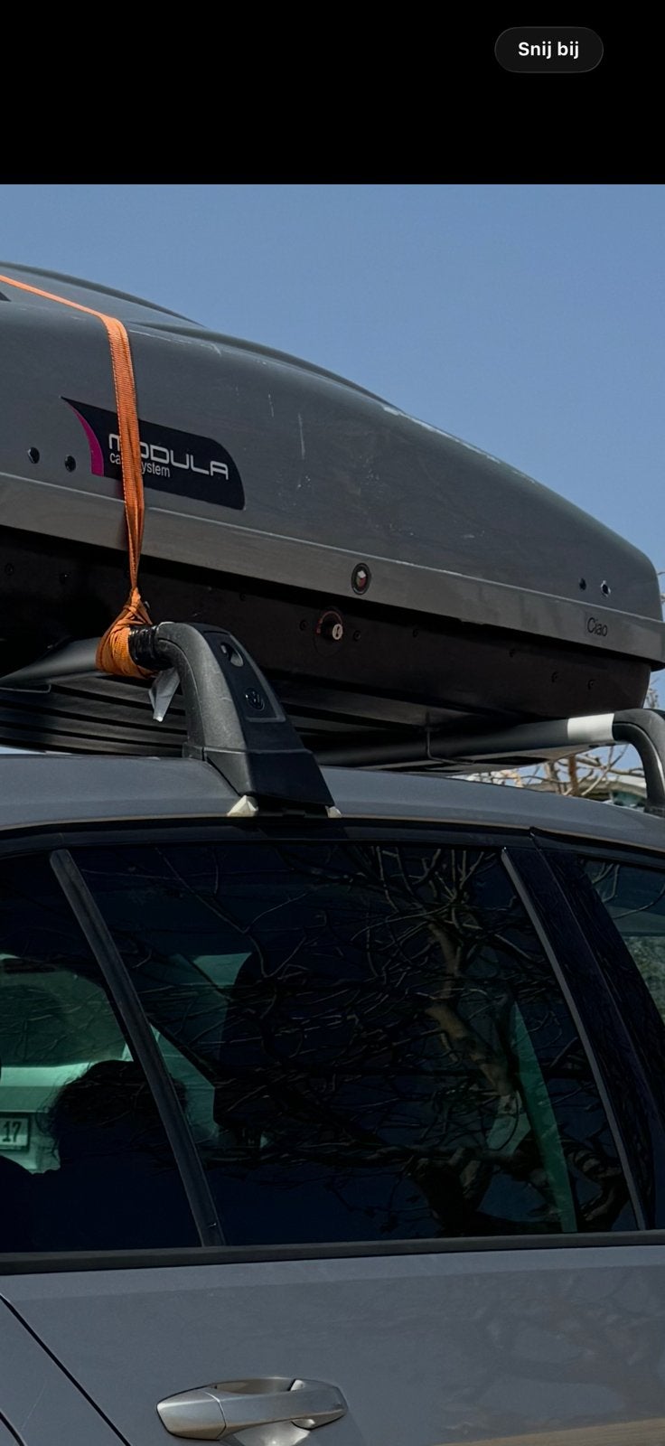 Dakdragers Orgineel vw+ dakkoffer golf7, Ophalen of Verzenden, Zo goed als nieuw