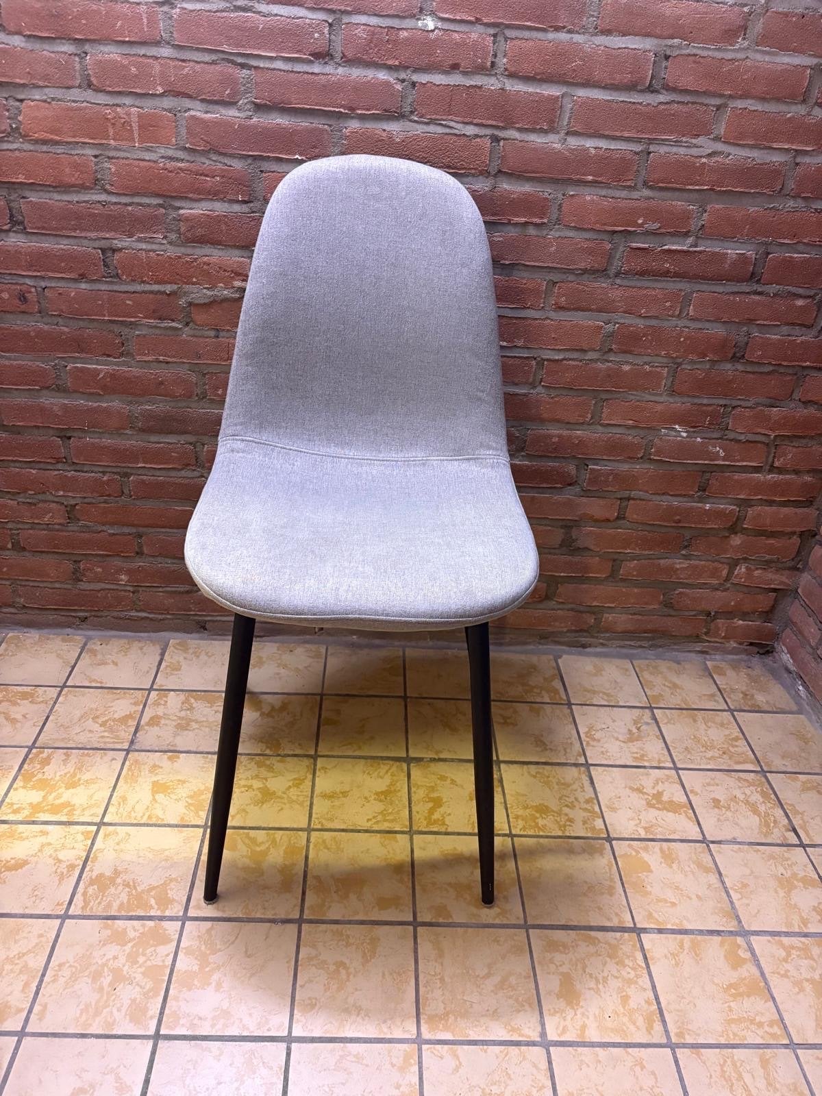 6x Eetkamerstoelen Grijs - Comfortabel en Stijlvol, Huis en Inrichting, Ophalen, Gebruikt, Vijf, Zes of meer stoelen, Stof