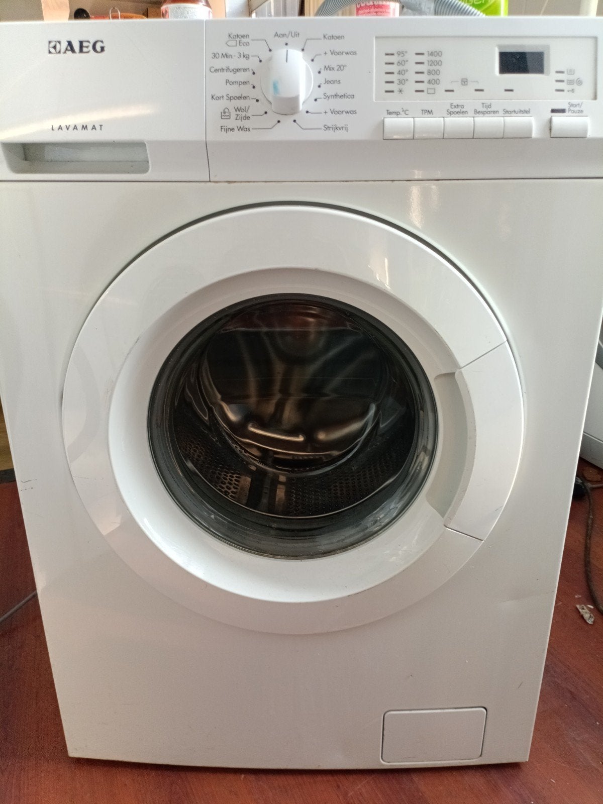 AEG lavamat wasmachine ( met Garantie ), Witgoed en Apparatuur, Ophalen of Verzenden, Zo goed als nieuw, Voorlader, 85 tot 90 cm