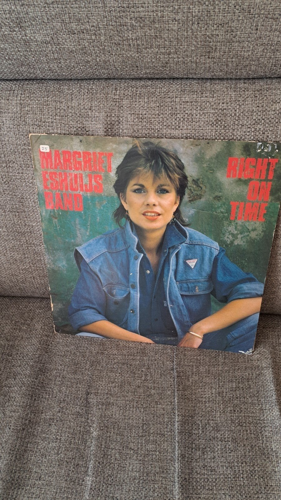 vinyl LP  Margriet Eshuis Band  ,right on time,, LP, Ophalen of Verzenden, Zo goed als nieuw, 12 inch