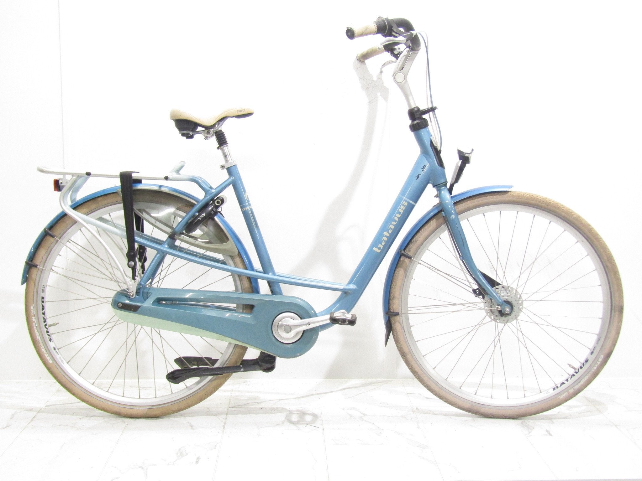 Batavus Mambo blauw dames 53cm 28inch, Fietsen en Brommers, 53 tot 56 cm, Gebruikt, Batavus, Versnellingen