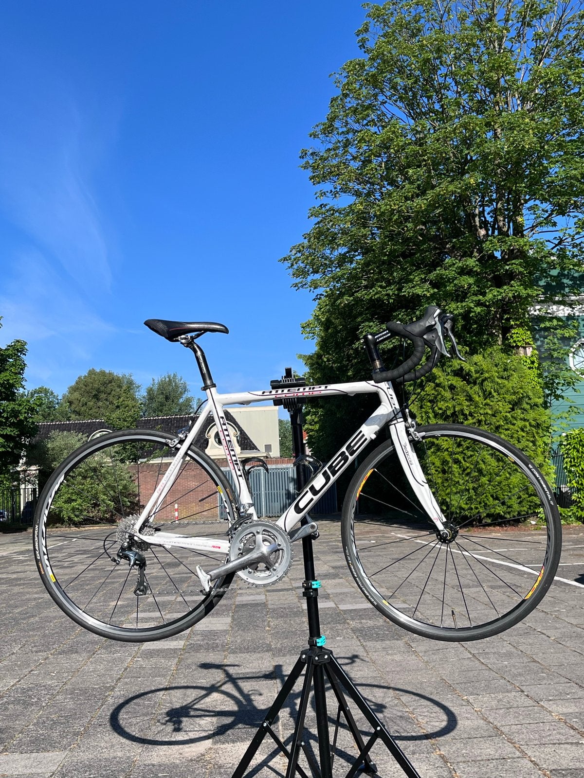 Cube attempt racefiets, Fietsen en Brommers, Fietsen | Racefietsen, 28 inch, Gebruikt, Aluminium, Meer dan 20 versnellingen