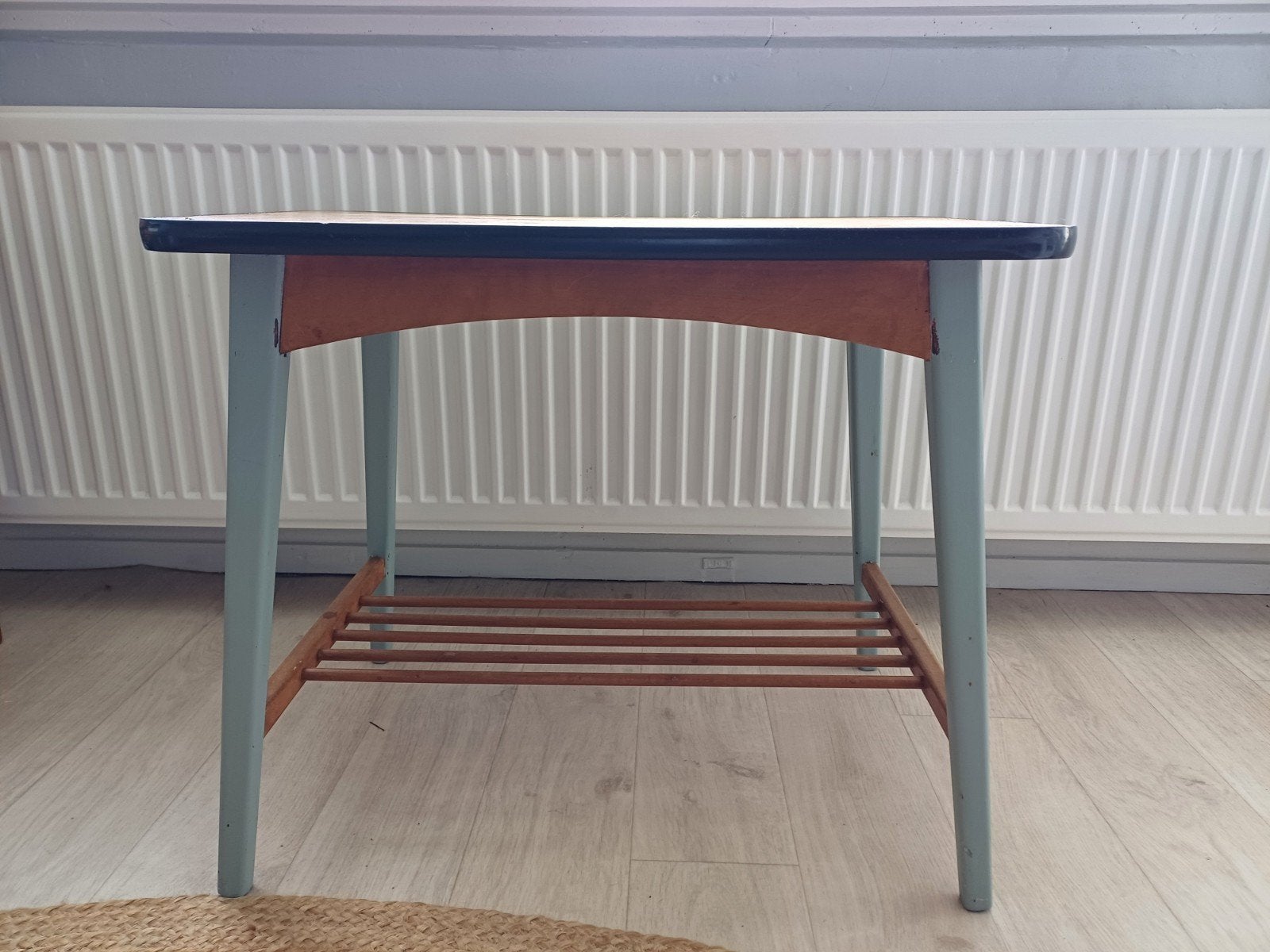 Retro vintage mid century bijzettafel salontafel, Huis en Inrichting, Ophalen, 50 – 75, Minder dan 50 cm, Gebruikt