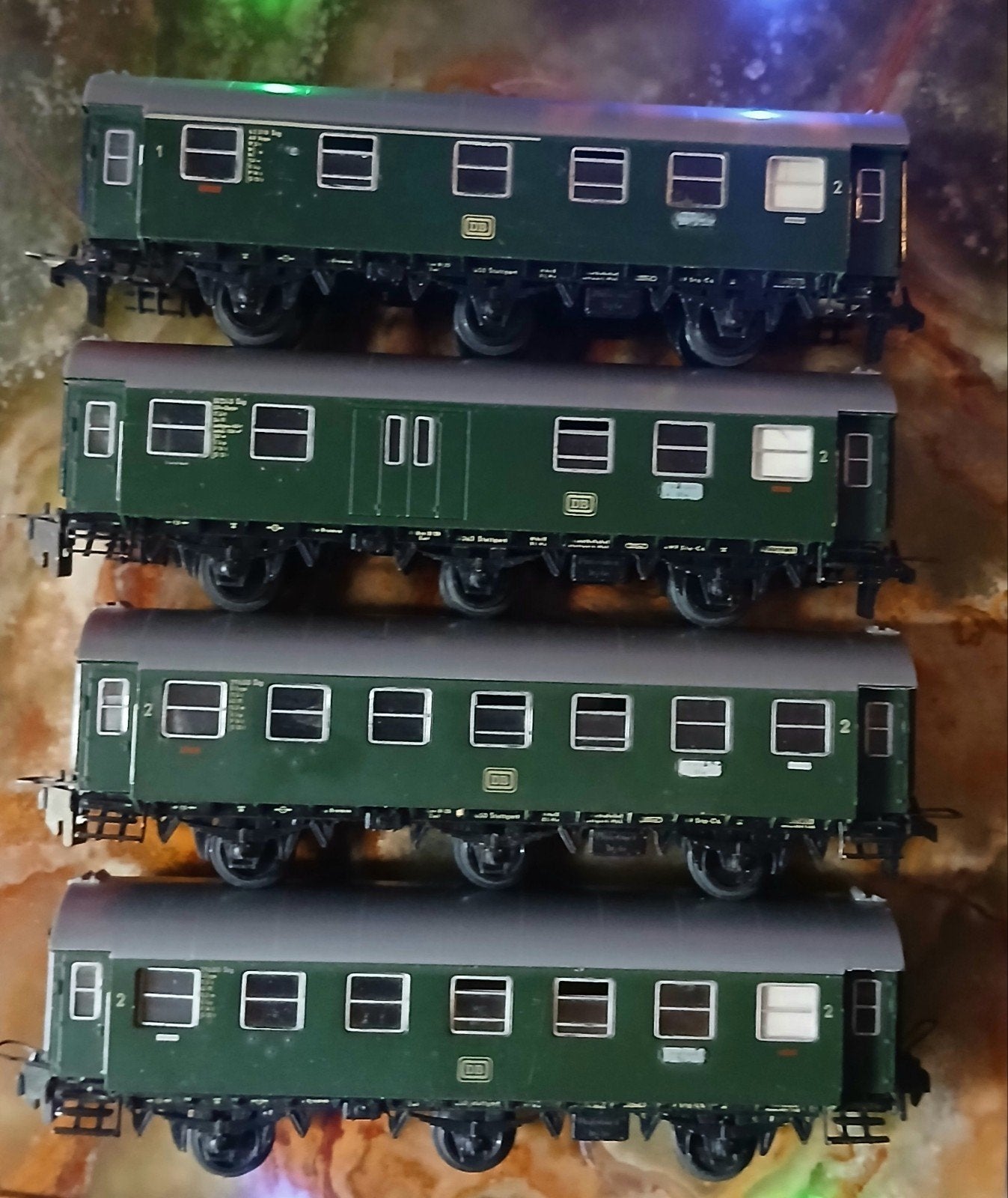 Trix Express DB rijtuigen set origineel, Gebruikt, Gelijkstroom, Trix, Wagon