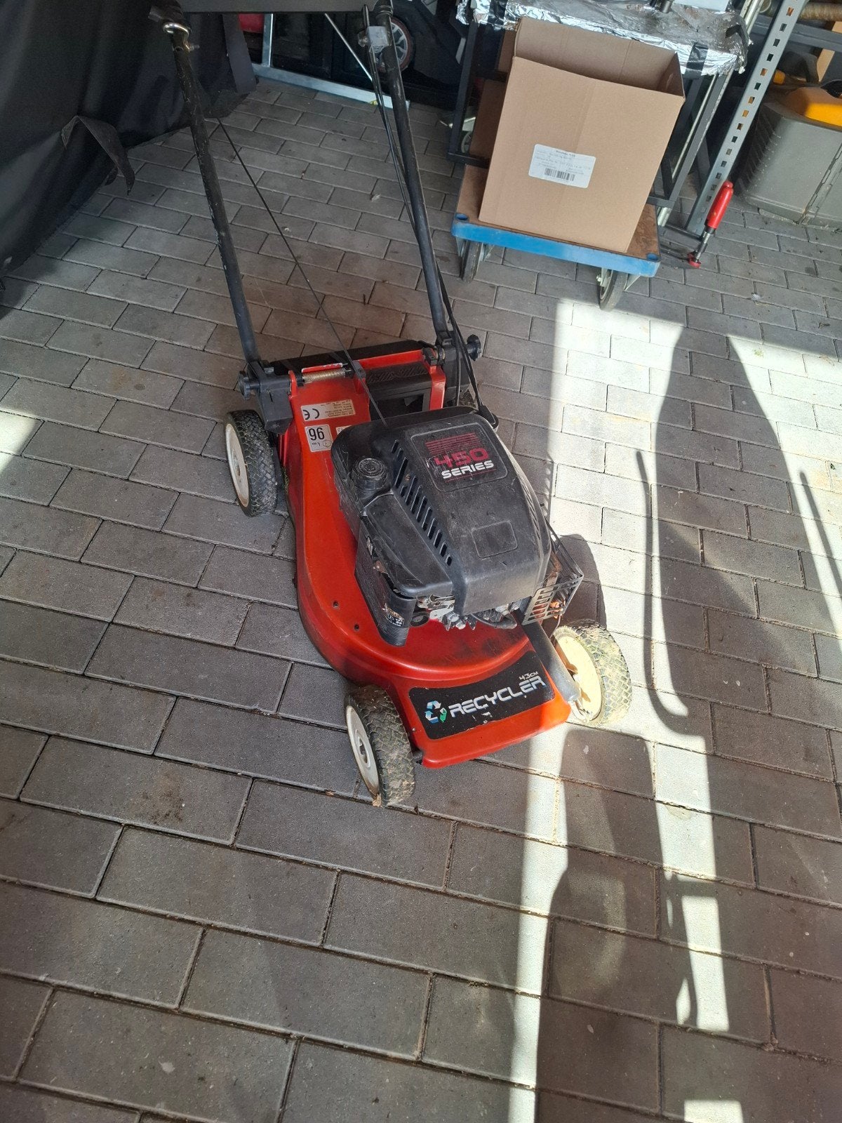 Toro Benzine Grasmaaier 43 cm - Krachtig en Betrouwbaar, Tuin en Terras, Ophalen, Gebruikt, Toro, Benzine-grasmaaier