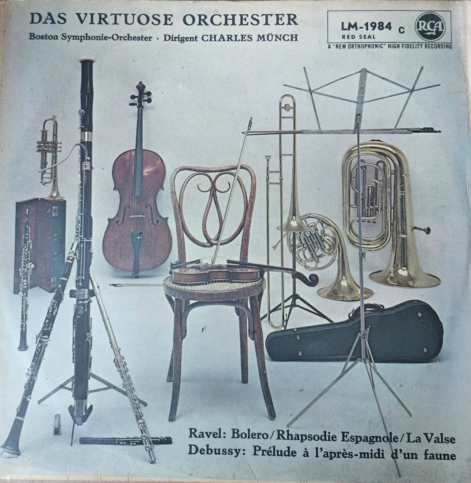 Boston Symphonie-orch Münch - Ravel / Debussy ( 12-inch), Ophalen of Verzenden, Modernisme tot heden, Gebruikt, 12 inch