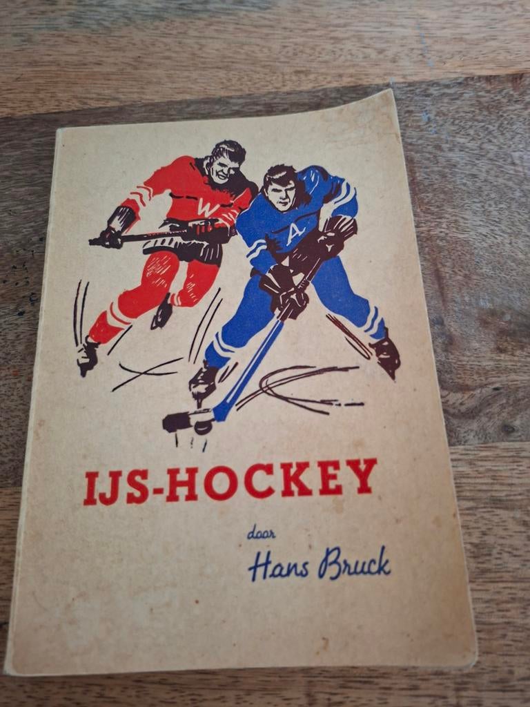 IJshockey boek Hans Bruck - Antiek uit 1938, Ophalen of Verzenden, Gelezen, Hans Bruck, Wintersport