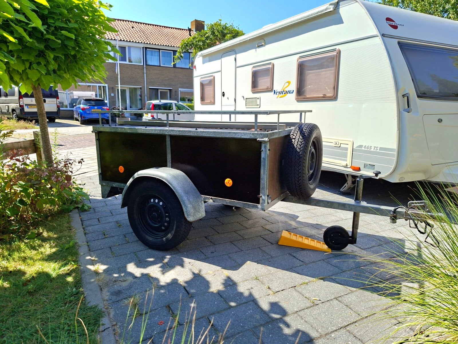 bagagewagen,Aanhanger, vakantie aanhanger, Ophalen, Gebruikt