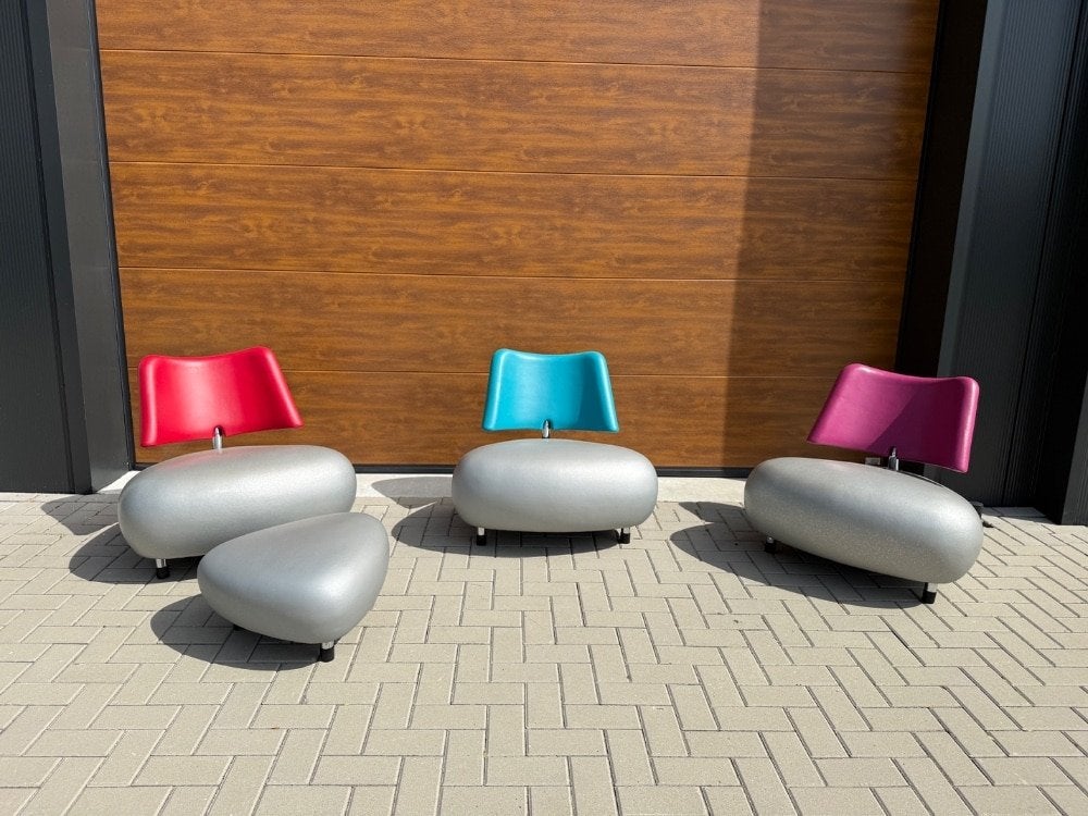 3 Leolux Pallone fauteuil buiten outdoor design stoel, Kunststof, Leolux, Info@leolux.nl, 75 tot 100 cm