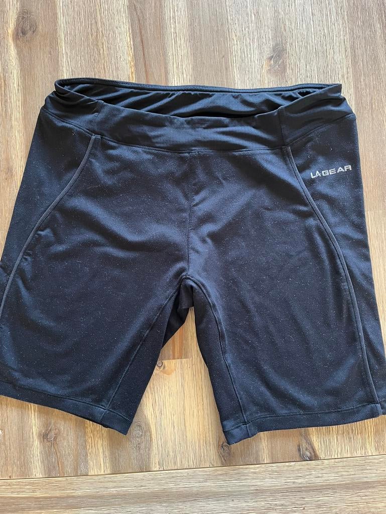 LA GEAR sport kortebroek mt 12 M zwart, Maat 38/40 (M), Zwart, L. A. Gear, Ophalen of Verzenden