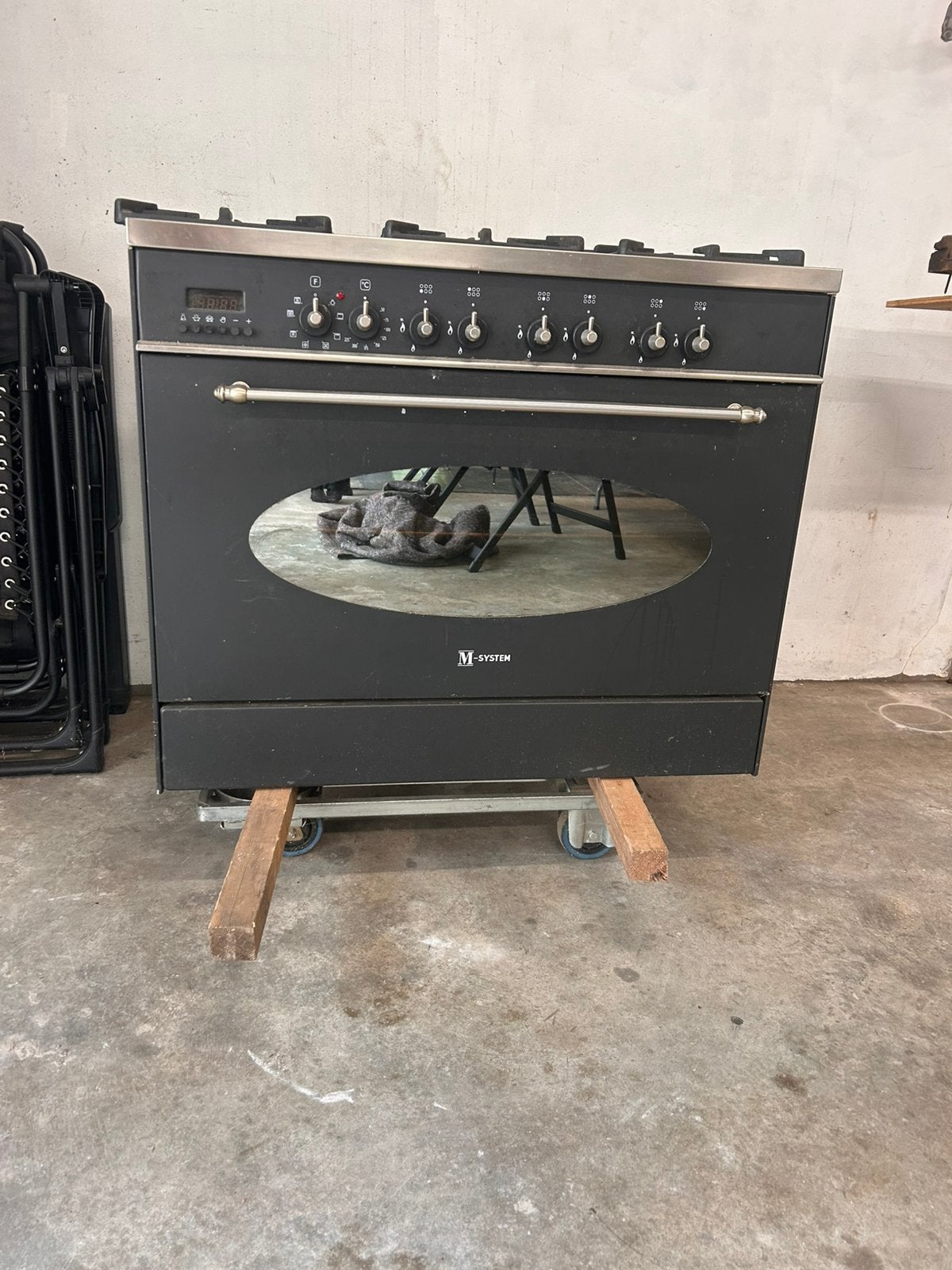 Luxe boretti M-System Fornuis met oven, Ophalen, 60 cm of meer, Zo goed als nieuw, Gas
