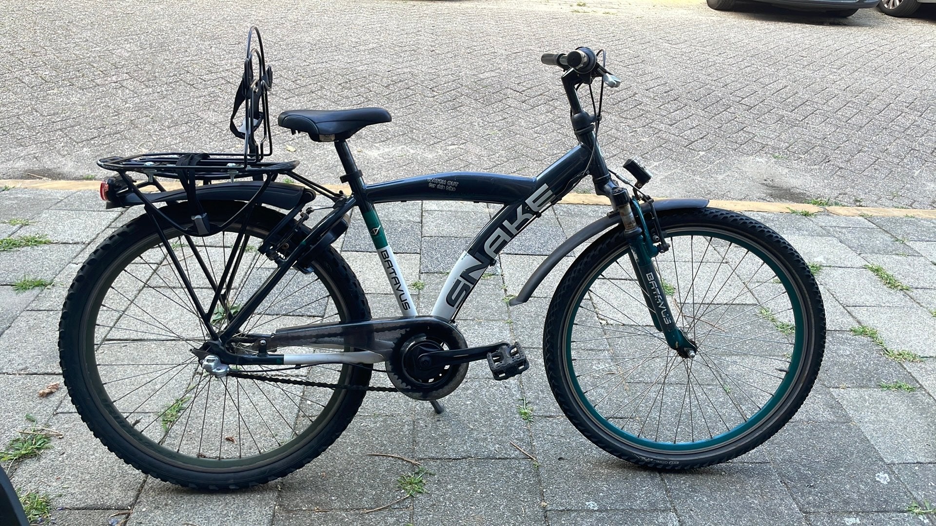 Batavus Snake jongensfiets 26 inch, Ophalen, Gebruikt, Velgrem, 20 inch of meer