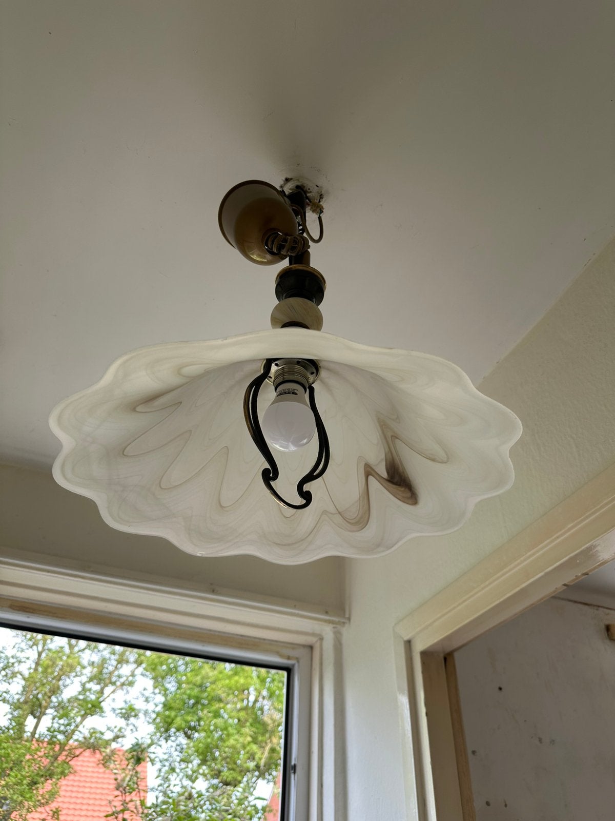 Vintage lampen kap, Ophalen, Gebruikt, Overige materialen