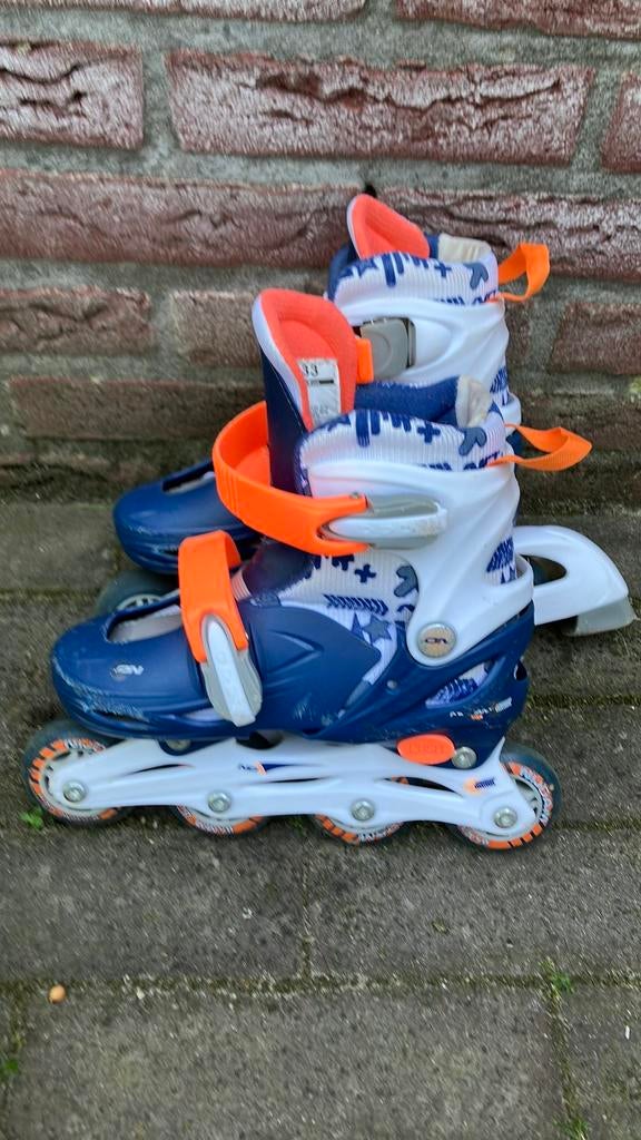 Verstelbare Skeelers, Nijdam, maat 30-33, Kinderen, Inline skates 4 wielen, Ophalen, Overige merken