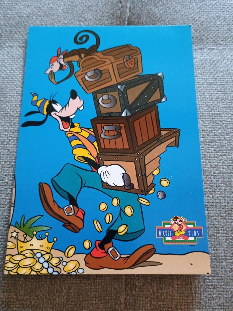 Disney - Goofy ansichtkaart, Ophalen of Verzenden, Goofy of Pluto, Overige typen