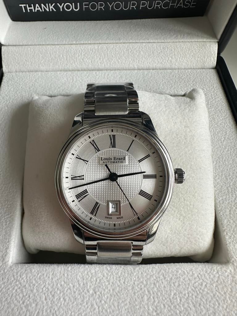 Louis Erard Luxe Premium Horloge - Nieuw, Overige merken, Staal, Staal, Polshorloge
