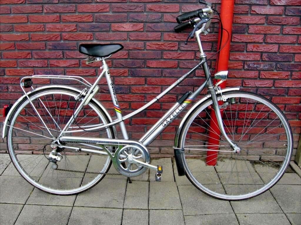Mooie Gazelle damesfiets met 5 Versnellingen, Ophalen, Gebruikt, Velgrem, Versnellingen