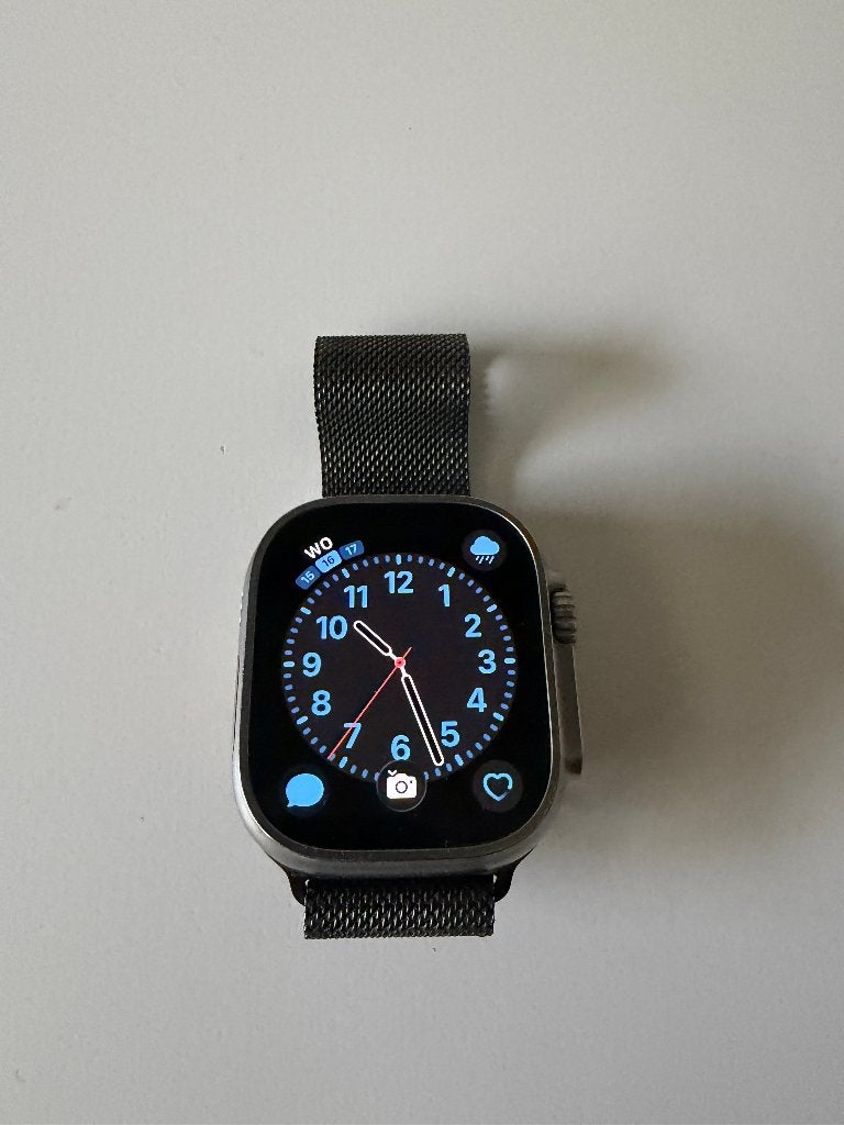 Apple watch Ultra 1e. Generatie, Gebruikt, IOS, Ophalen of Verzenden, Waterdicht