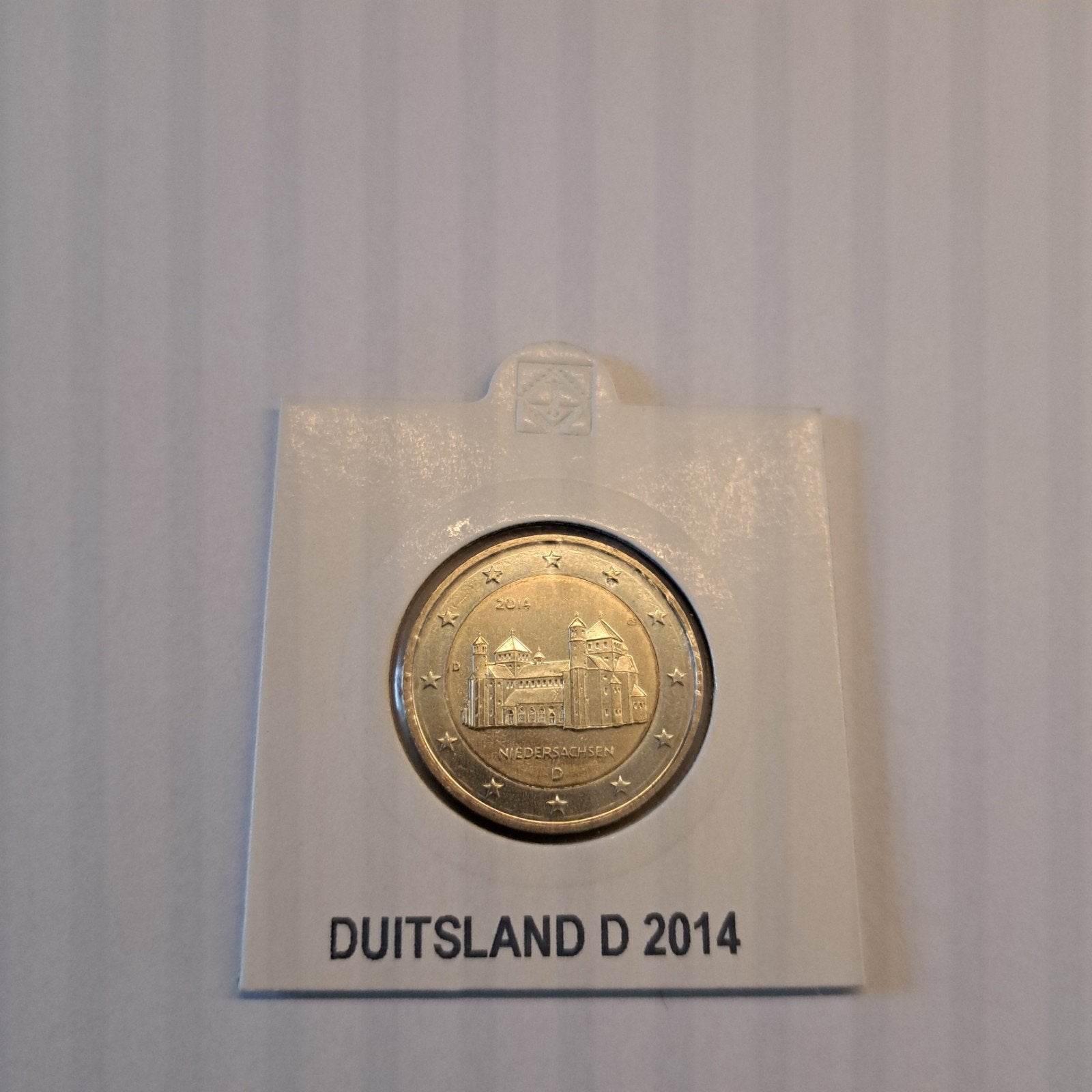 2 Euro Duitsland 2014 Nedersaksen Muntteken D UNC, Postzegels en Munten, Ophalen of Verzenden, Duitsland, 2 euro, Losse munt