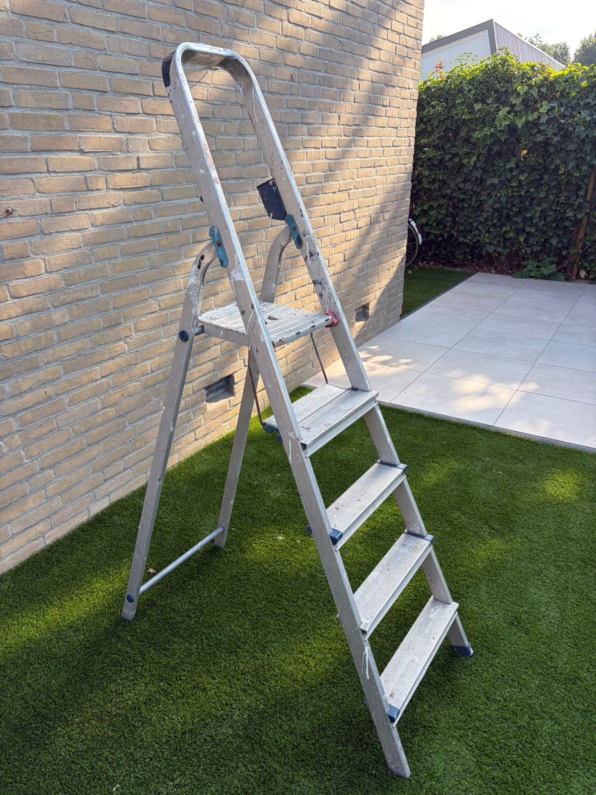 Altrex metalen ladder, Ophalen, Gebruikt, Ladder, Opvouwbaar of Inschuifbaar