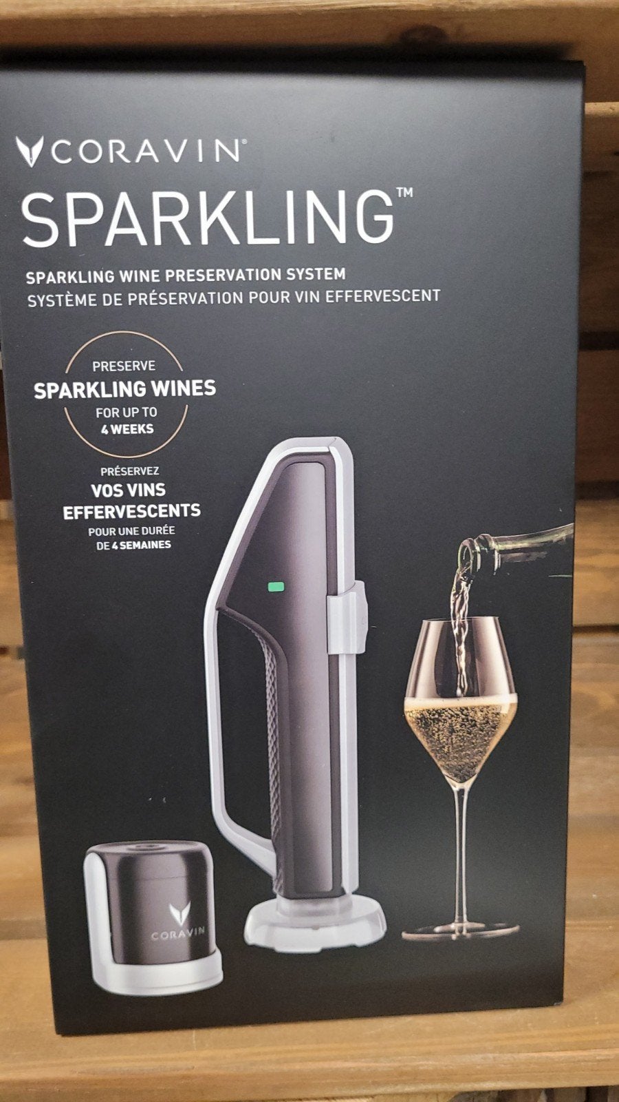 Coravin Sparkling Wijnconserveringssysteem - Nieuw in doos, Ophalen of Verzenden, Nieuw, Minder dan 5 flessen