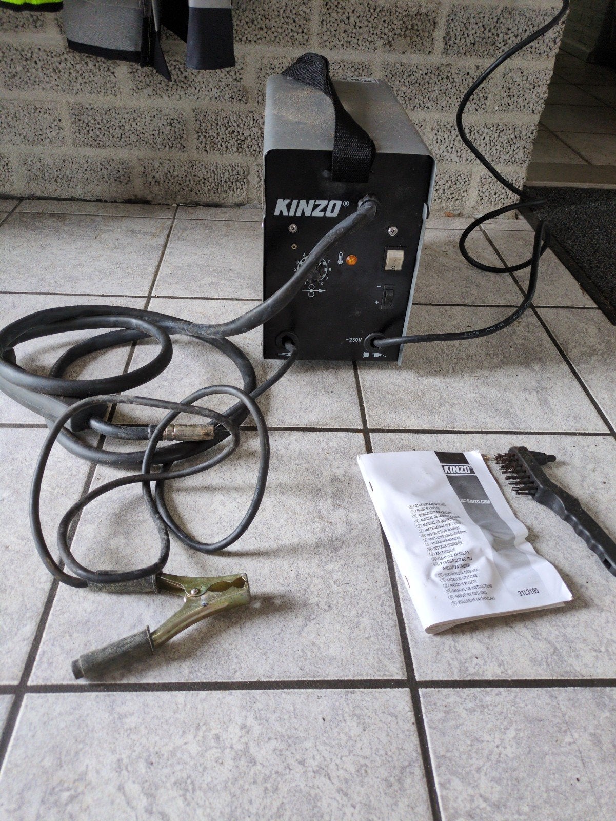 Kinzo mig 105 met extra rol draad 2x gebruikt, Ophalen, Minder dan 150 ampère, Co2