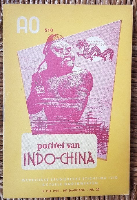 Portret van Indo-China - AO reeks - 1954 - Arie Pleysier, Antiek en Kunst, Ophalen of Verzenden, Arie Pleysier