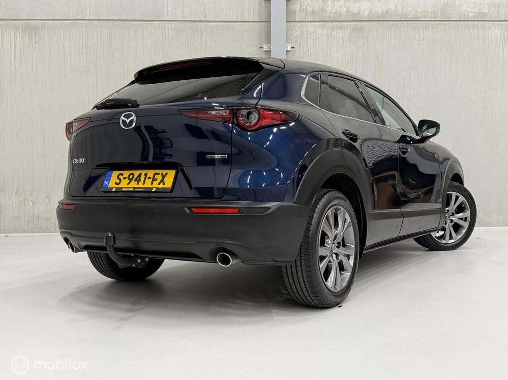 Mazda CX-30 2.0 e-SkyActiv-G M Hybrid Luxury Leer Carplay Bo, 1998 cc, 15 km/l, 4 cilinders, Blauw