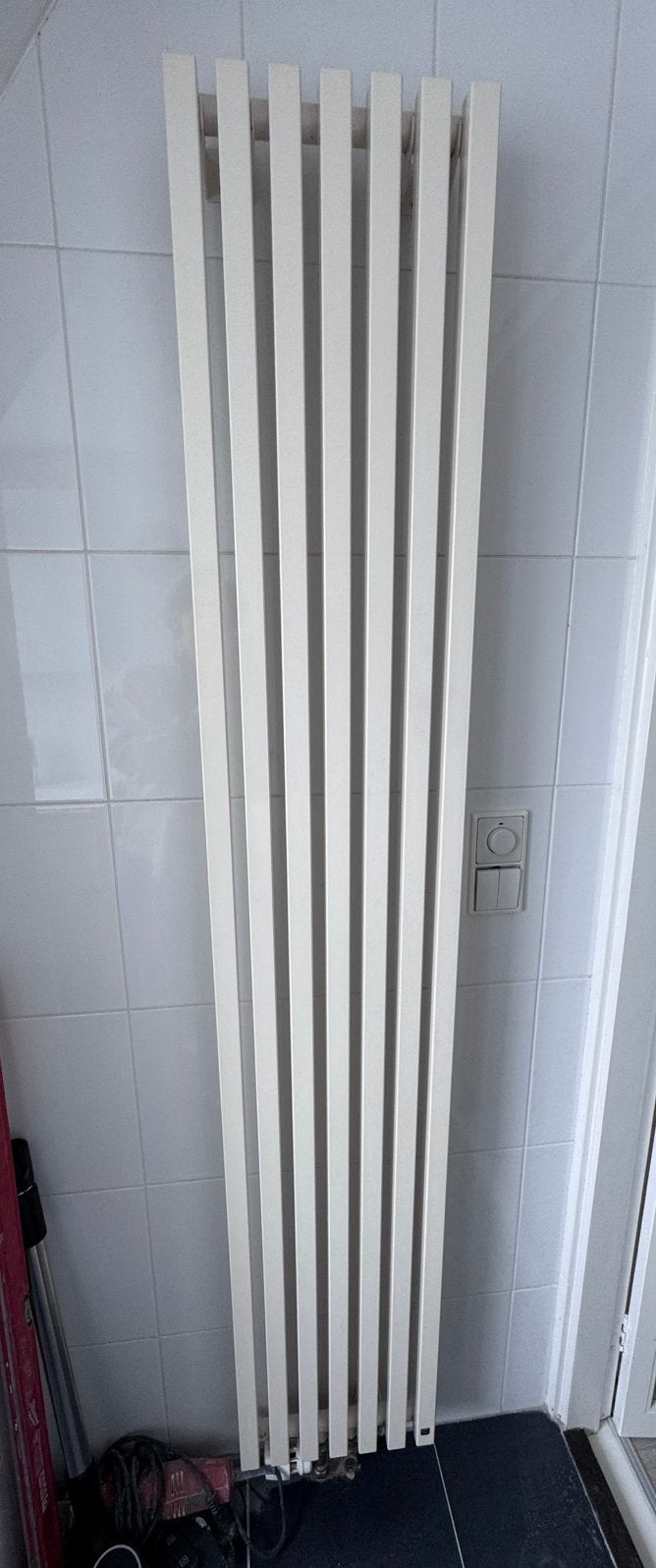 Verticale badkamerradiator, Ophalen, Gebruikt, Radiator, Minder dan 60 cm