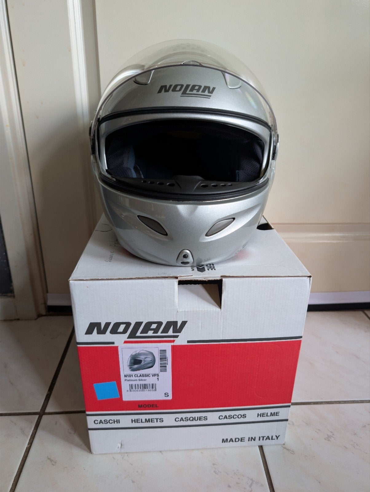 Nolan N101 Classic VPS Systeemhelm - Maat S, Motoren, Kleding | Motorhelmen, Ophalen of Verzenden