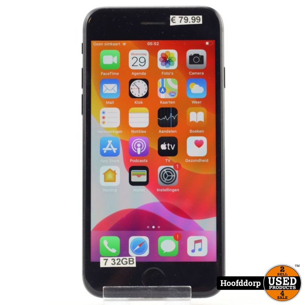 iPhone 7 32GB Zwart, Telecommunicatie, Mobiele telefoons | Apple iPhone, Apple, Gebruikt, Support@apple.com, One Apple Park Way
Cupertino, CA 95014
United States
